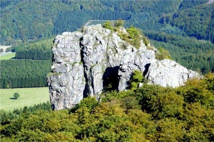 Rotsen in het Sauerland